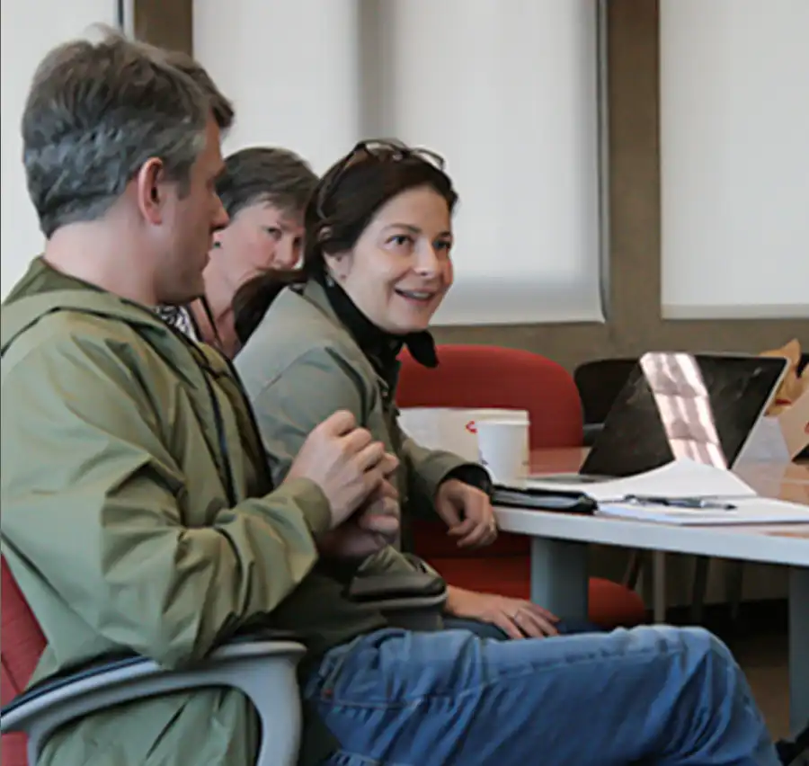 Humanities Center Fellows discuss issues during a Chandler Seminar