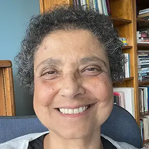 headshot photo of Mariam Thalos